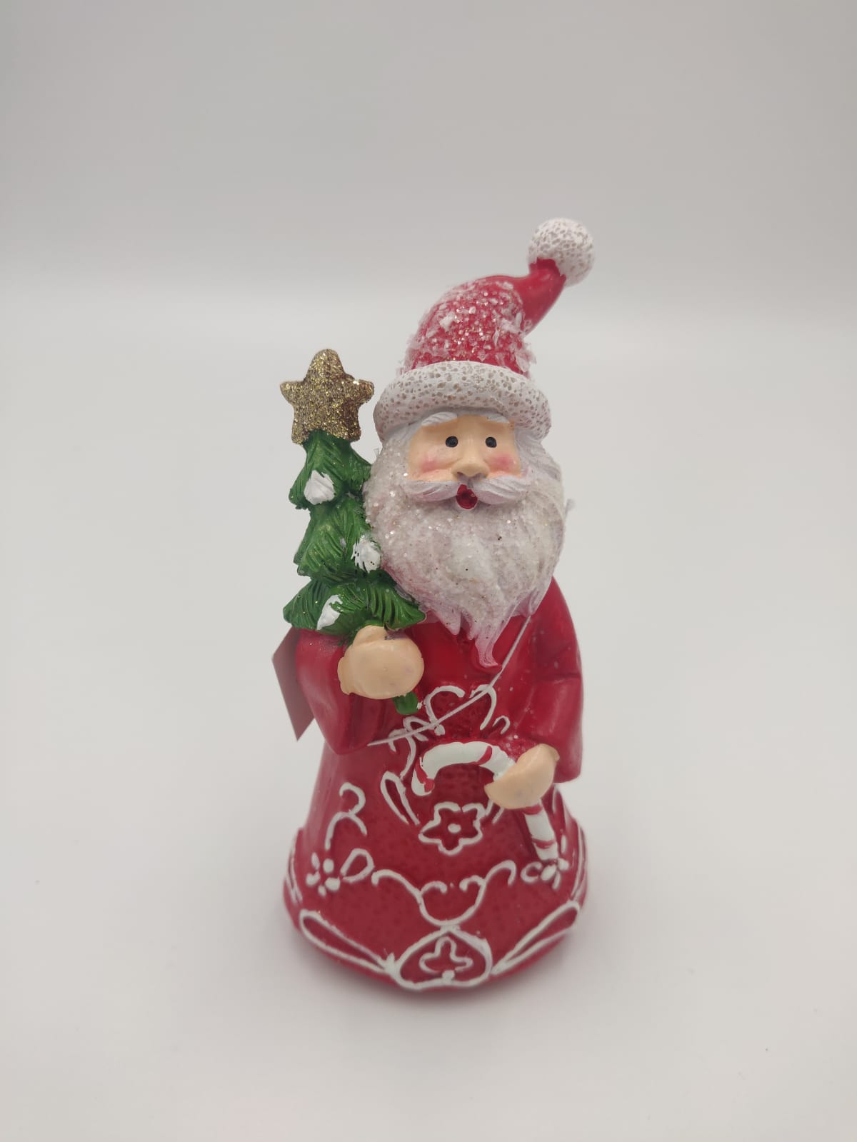 STATUINA SANTA CLAUS CON ALBERO – LE STELLE
